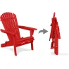 Wooden Outdoor Chair with Armrests - Adirondack Garden Chair - Adirondack image 7