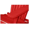 Wooden Outdoor Chair with Armrests - Adirondack Garden Chair - Adirondack image 7