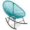 Buy Outdoor Chair - Garden Rocking Chair - Acapulco Black 59411 - in the UK