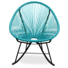 Buy Outdoor Chair - Garden Rocking Chair - Acapulco Black 59411 - prices