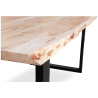 Buy Industrial solid wood dining table - Dingo Natural wood 59290 in the United Kingdom