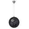 Buy Ceiling Lamp - Ball Design Pendant Lamp - Rope - Wanton Black 22740 - in the UK