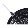 Buy Ceiling Lamp - Ball Design Pendant Lamp - Rope - Wanton Black 22740 in the United Kingdom