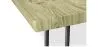 Rectangular Dining Table - Industrial Style - Wood and Metal - 150cm - Hairpin image 7