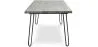 Rectangular Dining Table - Industrial Style - Wood and Metal - 120cm - Hairpin image 7