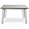 Buy 120x90 Dining table - Hairpin legs - Wood and metal Grey 59464 - prices