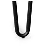 Round Bar Stool - Industrial Design - Wood & Steel - 44cm - Hairpin image 7