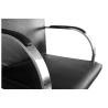 Buy Office Chair with Armrests - Desk Chair Upholstered in Leather - Brama Black 16808 in the United Kingdom