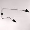 Desk Lamp - Wall Mounted - 2 Arms Black - George image 7
