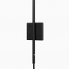 Buy Desk Lamp - Wall Mounted - 2 Arms Black - George Black 58219 home delivery