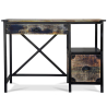 Buy Wooden Desk with Drawers - Industrial Design - Nashville Natural wood 59280 - prices