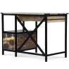 Wooden Desk with Drawers - Industrial Design - Nashville image 7
