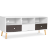 Buy Wooden TV Stand - Scandinavian Design - Egil Grey 59654 - prices