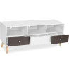 Buy Wooden TV Stand - Scandinavian Design - Egil Grey 59654 at Privatefloor