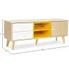 Wooden TV Stand - Scandinavian Design - Daven image 7
