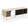 Buy Wooden TV Stand - Scandinavian Design - Bjorn Grey 59659 - in the UK