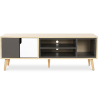 Buy Wooden TV Stand - Scandinavian Design - Bjorn Grey 59659 - in the UK
