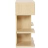 Scandinavian style low shelf with 5 compartments - Wood image 7