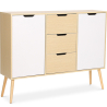 Buy Wooden Sideboard - Scandinavian Design - 3 drawers - Roger Natural wood 59652 - prices