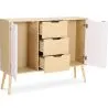 Wooden Sideboard - Scandinavian Design - 3 drawers - Roger image 7