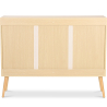 Buy Wooden Sideboard - Scandinavian Design - 3 drawers - Roger Natural wood 59652 with a guarantee