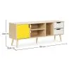 Wooden TV Stand - Scandinavian Design - Aren image 7