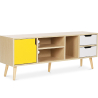 Buy Wooden TV Stand - Scandinavian Design - Aren Yellow 59660 - prices
