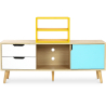 Buy Wooden TV Stand - Scandinavian Design - Axe Multicolour 59718 - prices