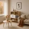 Wooden Bookshelf - Scandinavian Design - Pol image 7