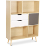 Buy Wooden Bookshelf - Scandinavian Design - Pol Natural wood 59648 - prices