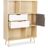 Buy Wooden Bookshelf - Scandinavian Design - Pol Natural wood 59648 at Privatefloor