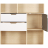 Buy Wooden Bookshelf - Scandinavian Design - Pol Natural wood 59648 home delivery