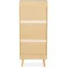 Wooden Sideboard - Scandinavian Design - 4 compartments - Roin image 7