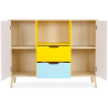 Buy Wooden Sideboard - Multicolor Design - Scandinavian Style - Grap Multicolour 59651 - prices