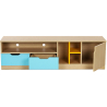 Buy Wooden TV Stand - Scandinavian Design - Yani Multicolour 59656 - prices