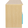 Buy Wooden TV Stand - Scandinavian Design - Yani Multicolour 59656 in the United Kingdom