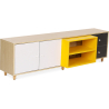 Buy Wooden TV Stand - Scandinavian Design - Bena Multicolour 59661 in the United Kingdom