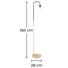 Marble Base Floor Lamp - Living Room Lamp - Carlo image 7