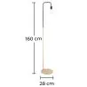 Marble Base Floor Lamp - Living Room Lamp - Carlo image 7
