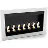 Contemporary Wall-Mounted Ethanol Fireplace - VPF-FD50-WHITE image 7