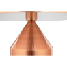 Buy Table Lamp - Designer Living Room Lamp - Donato Chrome Rose Gold 59581 at Privatefloor