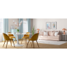Buy Table Lamp - Designer Living Room Lamp - Donato Chrome Rose Gold 59581 - in the UK