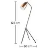 Tripod Floor Lamp - Design Living Room Lamp - Cavalleta image 7