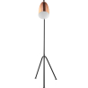 Buy Tripod Floor Lamp - Design Living Room Lamp - Cavalleta Chrome Rose Gold 59589 - prices