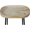 Buy Bar Stool - Industrial Design - Wood & Metal - 76cm - Adriel Black 59571 - prices