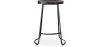Bar Stool - Industrial Design - Wood & Metal - 66 cm - Adriel image 7