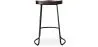 Bar Stool - Industrial Design - Wood & Metal - 66 cm - Adriel image 7