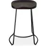 Bar Stool - Industrial Design - Wood & Metal - 66 cm - Adriel image 7