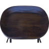 Buy Bar Stool - Industrial Design - Wood & Metal - 66 cm - Adriel Yellow 59584 - prices