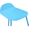 Buy Metal Design Stool - Gaynor Pastel blue 59795 with a guarantee